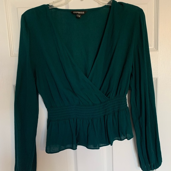 Emerald green top - Picture 2 of 3